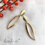 simple  ゴールド×ゴールドのピアス／イヤリング