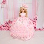 リカちゃん お姫様ドレス 一点物☆ピンク