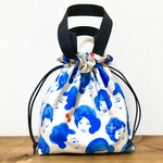 １点限定　レトロな巾着バッグ