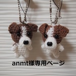 【anmt様専用ページ】編みぐるみ犬ストラップ