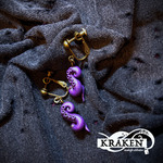 【KRAKEN】片耳ピアス/パープル