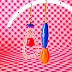 再販💎レトロビーズの耳飾り💎♡ピアス／イヤリング