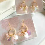 キラキラスパンコールピアス／イヤリング