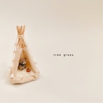 ティーピーテント　考え中のくまさん