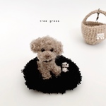 どこでも一緒♪ トイプー・ベッドとおもちゃ付き（ブラウン・薄色系）