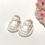 ＊送料無料＊mini☆mini ミニチュアリボンローファー⑮(ホワイト)