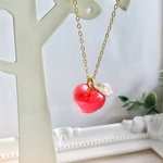 りんご🍎ネックレス　レジン