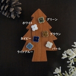 ぷっくり小花ピアス　六色