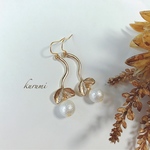 つぼみパール❁*.ﾟ⋆̩ピアス＆イヤリング