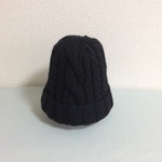 リオープン記念価格〜ニットキャップwool100%黒