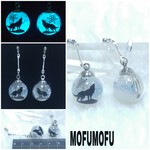 1組限定/夜光/遠吠えするｵｵｶﾐ/雪の結晶/ﾊﾟｰﾌﾟﾙ/水晶&ｵｰﾛﾗｶﾞﾗｽﾋﾞｰｽﾞ/ｶﾞﾗｽﾄﾞｰﾑ/ﾋﾟｱｽor ｲﾔﾘﾝｸﾞ