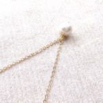 《再販》コットンパール 一粒ネックレス