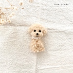 トイプーちゃんのブローチ