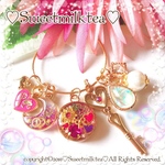 大人ピンクなlovelyキーホルダー♡