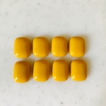 Yellow Rectangle Cabochons