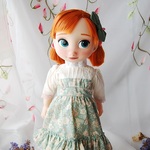 ディズニーアニメータードール服*クラシカルワンピース(Green)