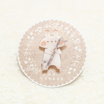 【11/8まで限定】バスクラ❁楽器ブローチ