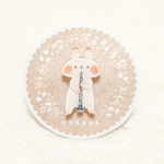 【11/8まで限定】B♭クラリネット❁楽器ブローチ