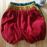 コーデュロイ かぼちゃパンツ  【レッド／８０】