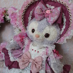 gracias Cさま専用＊オーダー＊ステラルー（Sサイズ）コスチューム＊お嬢さまドレス＊ピンク地に小花模様