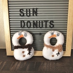 【𝚌𝚑𝚛𝚒𝚜𝚝𝚖𝚊𝚜 𝚍𝚘𝚗𝚞𝚝𝚜】スノーマンドーナツ⛄️🍩