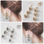 【貼るピアス/シールピアス/イヤリング】高見え♡シンプル ハート3連
