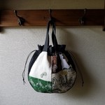 ミナペルホネン  巾着バッグ