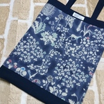 【meg603様専用】リバティ＊ヨシエ・エアリーコットン＊ぺたんこトート