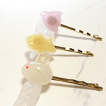 和菓子のヘアピン