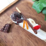 チョコレート☆アイスクリームパフェのスイーツデコ☆２wayペン