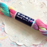 濃いめカラー🌈手染めOlympus刺し子糸⭐️大カセ