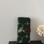 mino様オーダー　ミナペルホネン　ringo手帳型スマホケース　iphone xs max