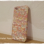 ★後１点のみの制作で終了です★　リバティ生地使用iphone5/5sカバー　（ジェニーズ・リボンズ）