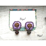 embroideryピアス
