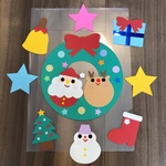 壁面飾り【クリスマスリース】保育園