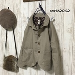 SALE:綿100%:ゆったりショートジャケット