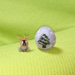 X'mas babyペンギン 羊毛フェルト