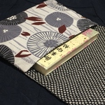 【菊】ポップな菊グレー＊御朱印帳入れ