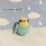 セキセイインコ のminiあみぐるみ【レインボー】