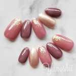 Gold Foil Nail SheerCassis