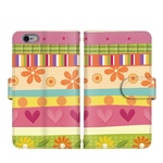 スマホケース 手帳型ケース かわいい 花柄 iPhone Android 全機種対応