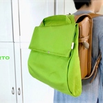 特別カラー！SIOCO・Portoシリーズ   11号帆布 〈黄緑〉プレミアム ランドセルバッグパック【体操服袋】入学祝い ・レッスンバッグ・ラン活・背負わない体操服入れ・小学生・ナップサック