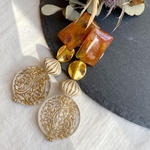 アンティーク2way樹脂ピアス