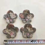 おはなのかたちのペグカバー　　4枚セット