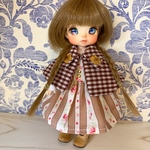 オビツ11サイズ服ワンピースケープセット①