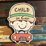 CHILD in Carマグネットステッカー(くるま)