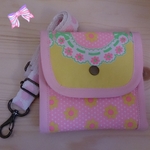 ピンク大好き♡ピンクフラワーのお財布
