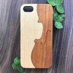 ウッドケース for iPhone　～バイオリンモチーフ～