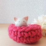 あったかすごもりにゃんこ 赤