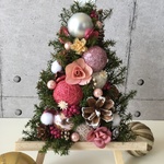 【再販×6】2019 クリスマス　スタンド型　あったかcuteなXmaツリー❤ピンクver.